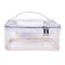 Διαφανής σαφής καλλυντική τσάντα διοργανωτών PVC Makeup