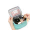 PU τσαντών Makeup μορφής κάδων κυλίνδρων καλλυντική Toiletry παραλιών ασφαλίστρου τσάντα