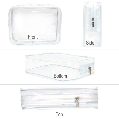 τσάντα πλυσίματος ντους ταξιδιού PVC 29*9.5*23cm διαφανής