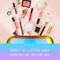 Φορητές ολογραφικές Makeup τσάντες 2pcs με το χρυσό φερμουάρ